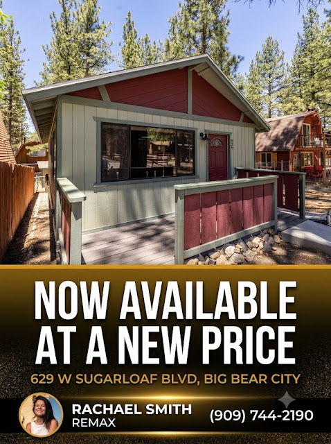 JUST REDUCED – 629 W SUGARLOAF BLVD, BIG BEAR CITY, CA 92314 – $325,000